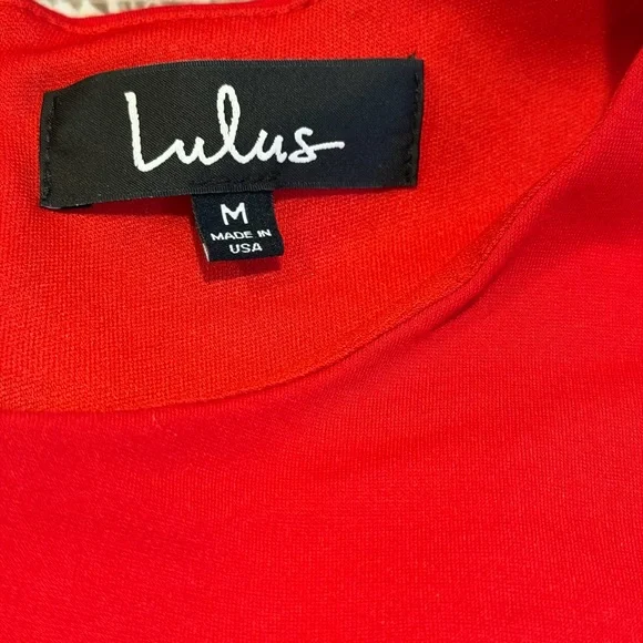 Lulu's Vibrant Red Midi Dress - Picture 4 of 5